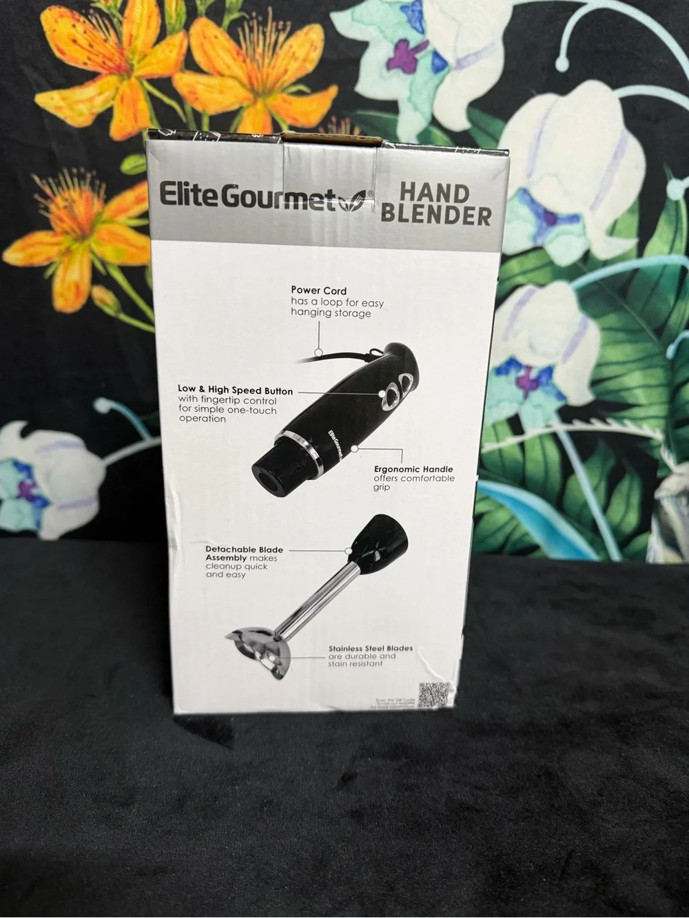 Elite gourmet black hand
